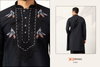Celebration Drape by Shubhvastra Viscose Silk Mens Kurta Pajama With Dupatta 